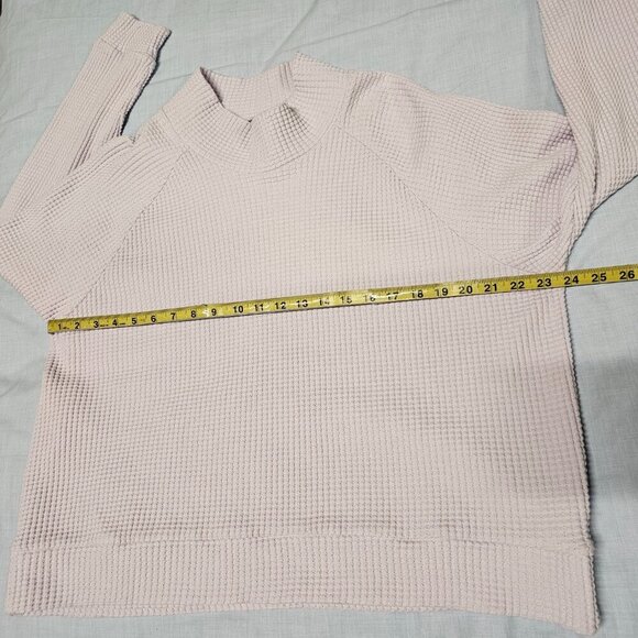 The North Face Chabot Women Thermal Knit Mock Neck Sweater Size XL Lavender - Picture 7 of 15